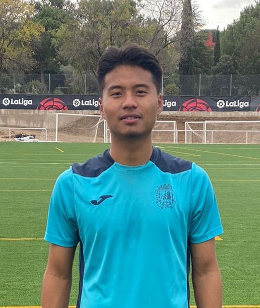 Matthew Thapa from Nagaladn who is undergoing training at FC Fuenlabrada in La Liga’s 2nd Division.